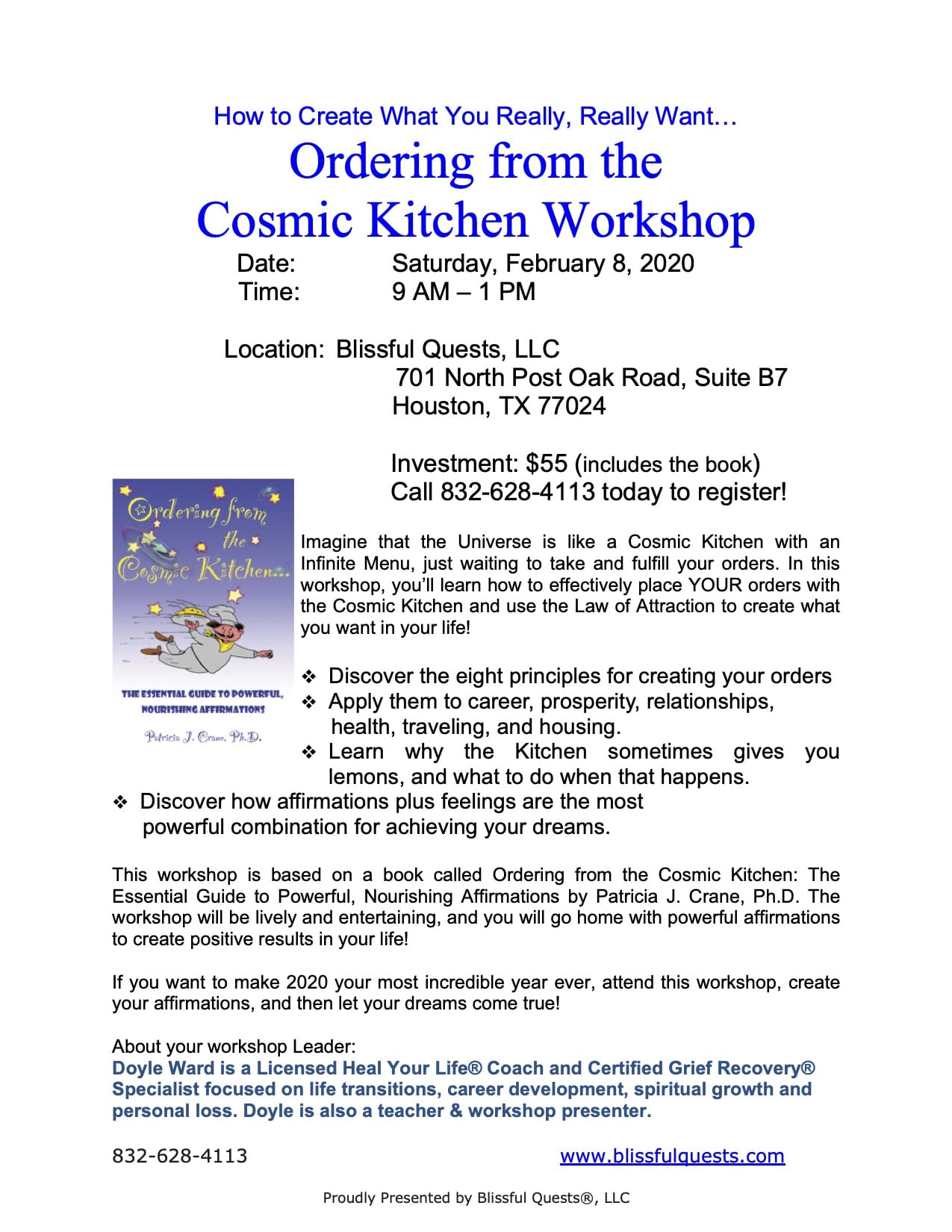 Events Blissful Quests®, LLC